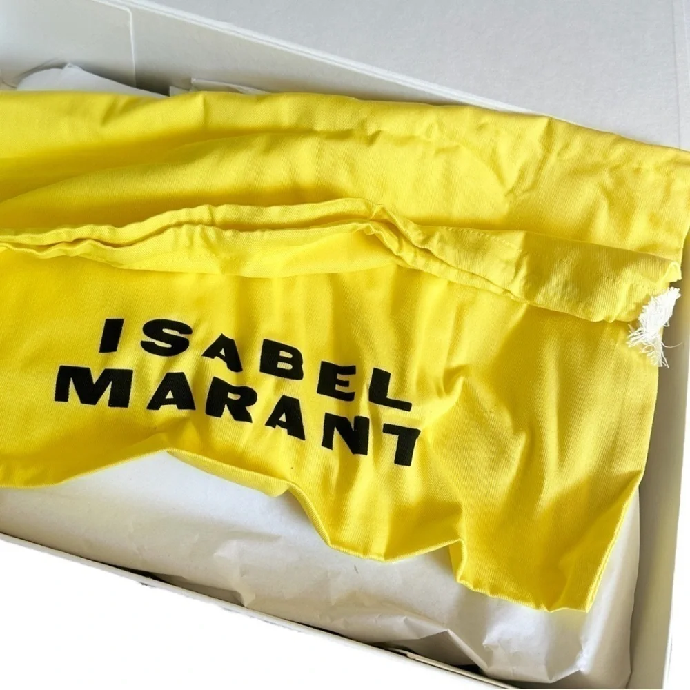 Isabel Marant Suede Twist San Cowboy Boots Duerto Style Tan Western EU 38 NIB - Picture 11 of 15